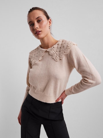 PIECES Pullover in Beige