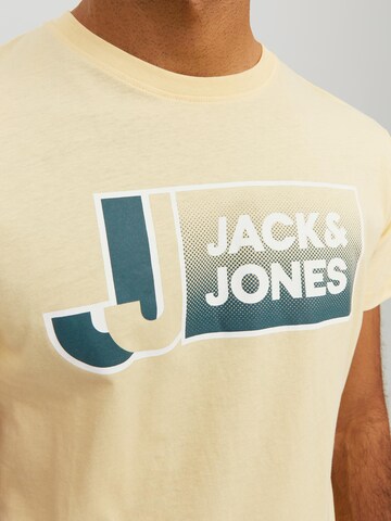 JACK & JONES T-Shirt 'LOGAN' in Gelb