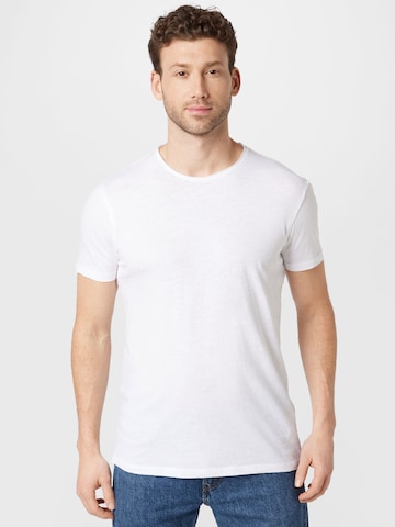 T-Shirt AllSaints en blanc : devant