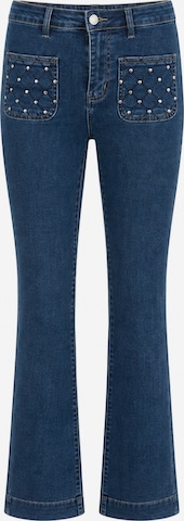 Coupe slim Jean Elara en bleu : devant
