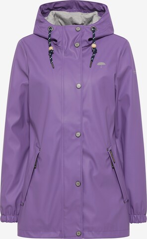 Schmuddelwedda Between-Season Jacket in Purple: front