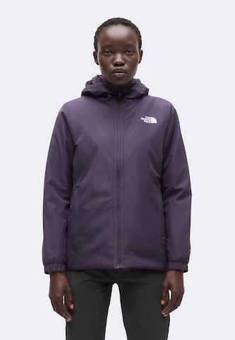 mėlyna THE NORTH FACE Laisvalaikio striukė 'QUEST': priekis
