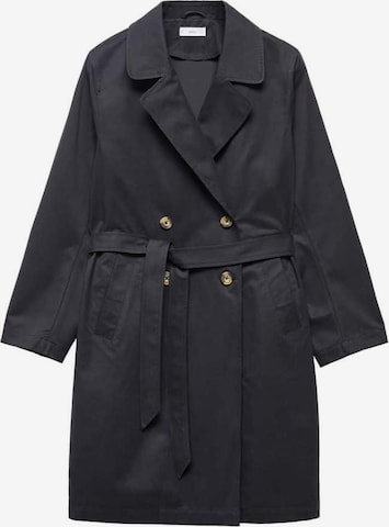 MANGO TEEN Coat 'Trenchy' in Black: front