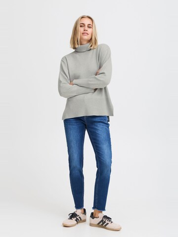 PULZ Jeans Pullover 'Steffi' in Grau