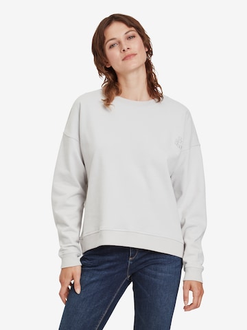 Betty & Co Sweatshirt in Grey: front