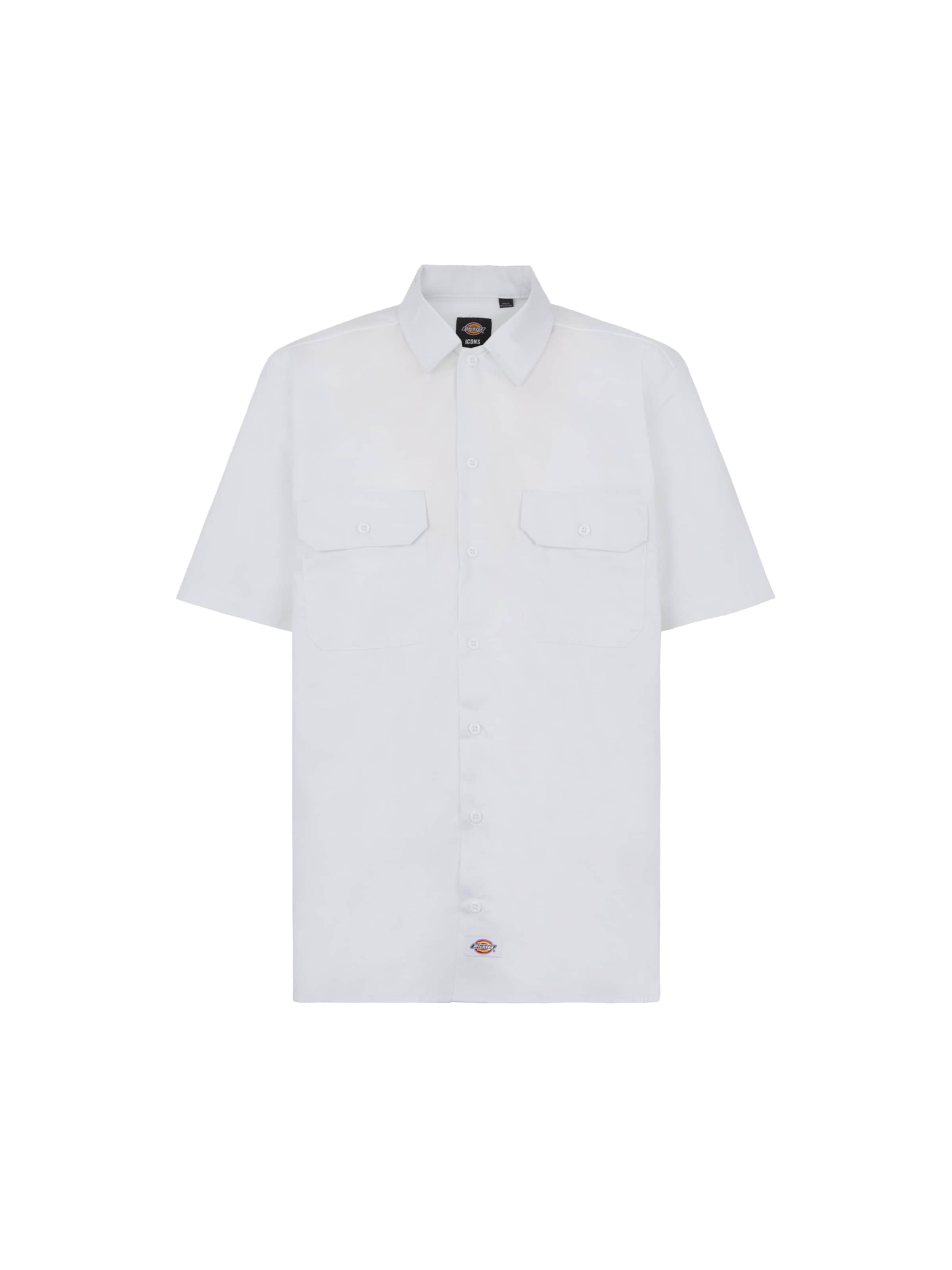 DICKIES Skjorta i vit: framsida