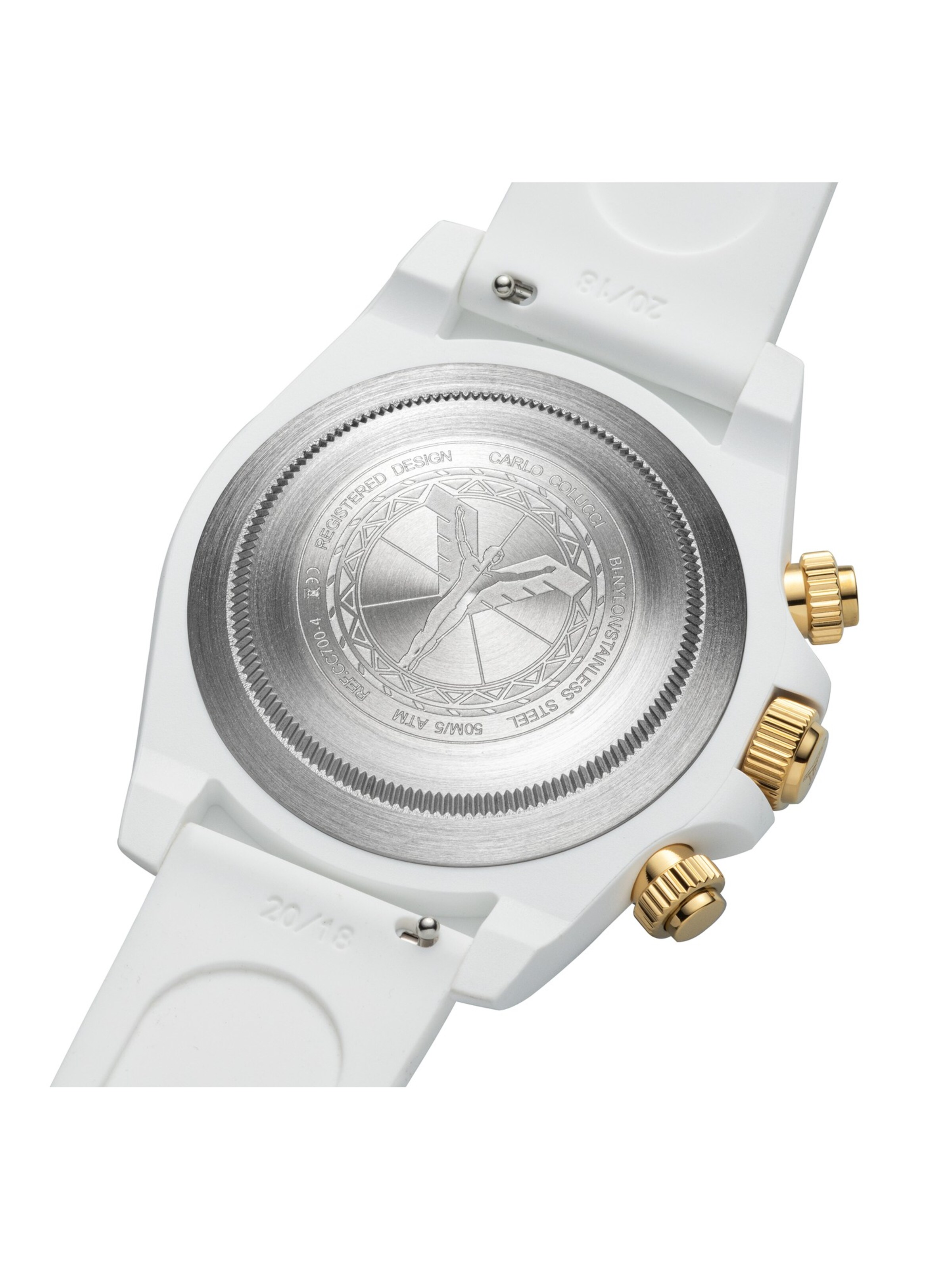 Carlo Colucci Analoog horloge ' CC700 ' in Wit