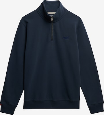 Sweat-shirt 'Essential' Superdry en bleu : devant
