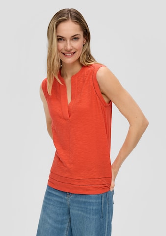 s.Oliver Blouse in Orange: front