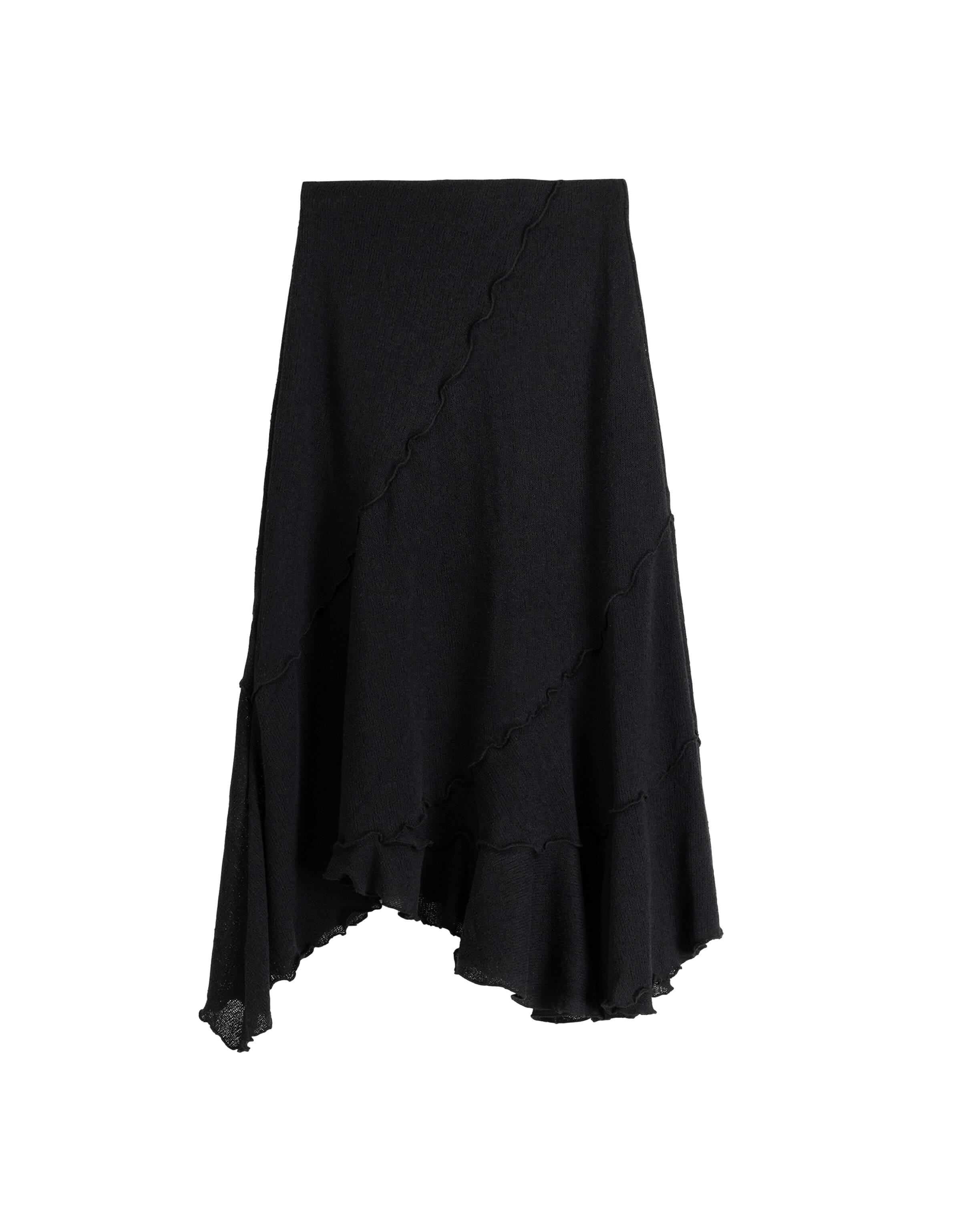 Bershka Kjol i svart: framsida