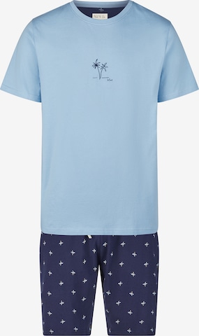 Phil & Co. Berlin Shorty 'Lounge Dreams' in Blau: Vorderseite