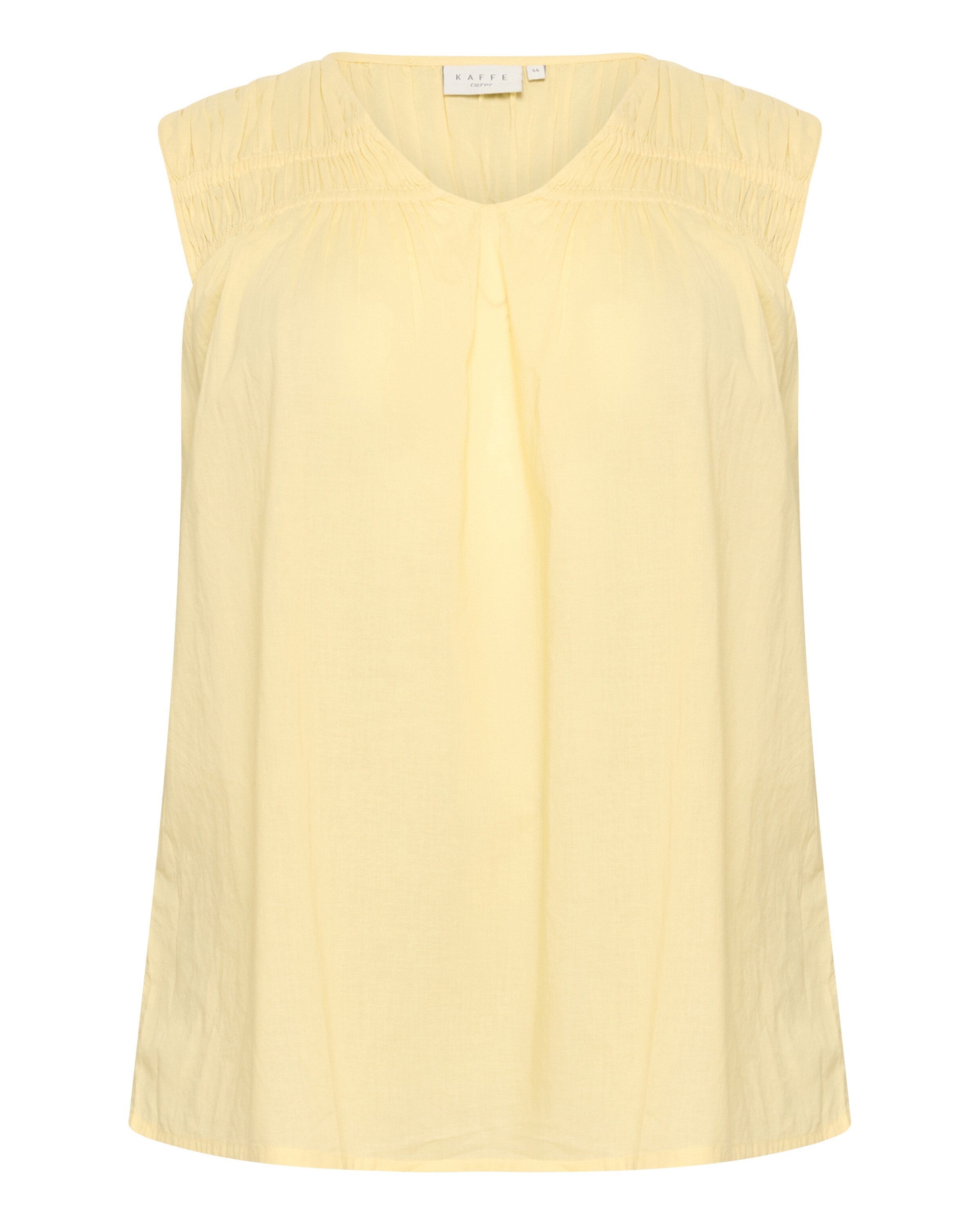 KAFFE CURVE - Blusa 'KCThia' em amarelo: frente