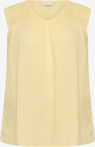 KAFFE CURVE - Blusa 'KCThia' em amarelo: frente