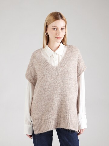 Pull-over 'VMAWSOME' VERO MODA en beige : devant