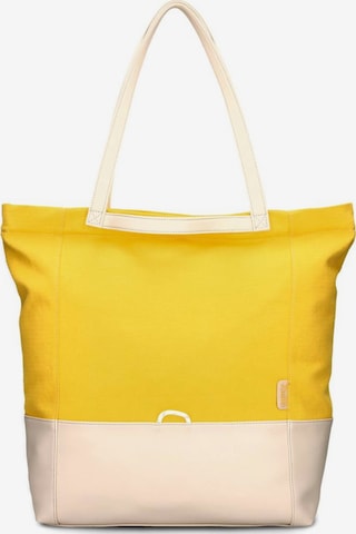 ZWEI Strandtasche 'FIORELLA FI200' in Gelb: Vorderseite