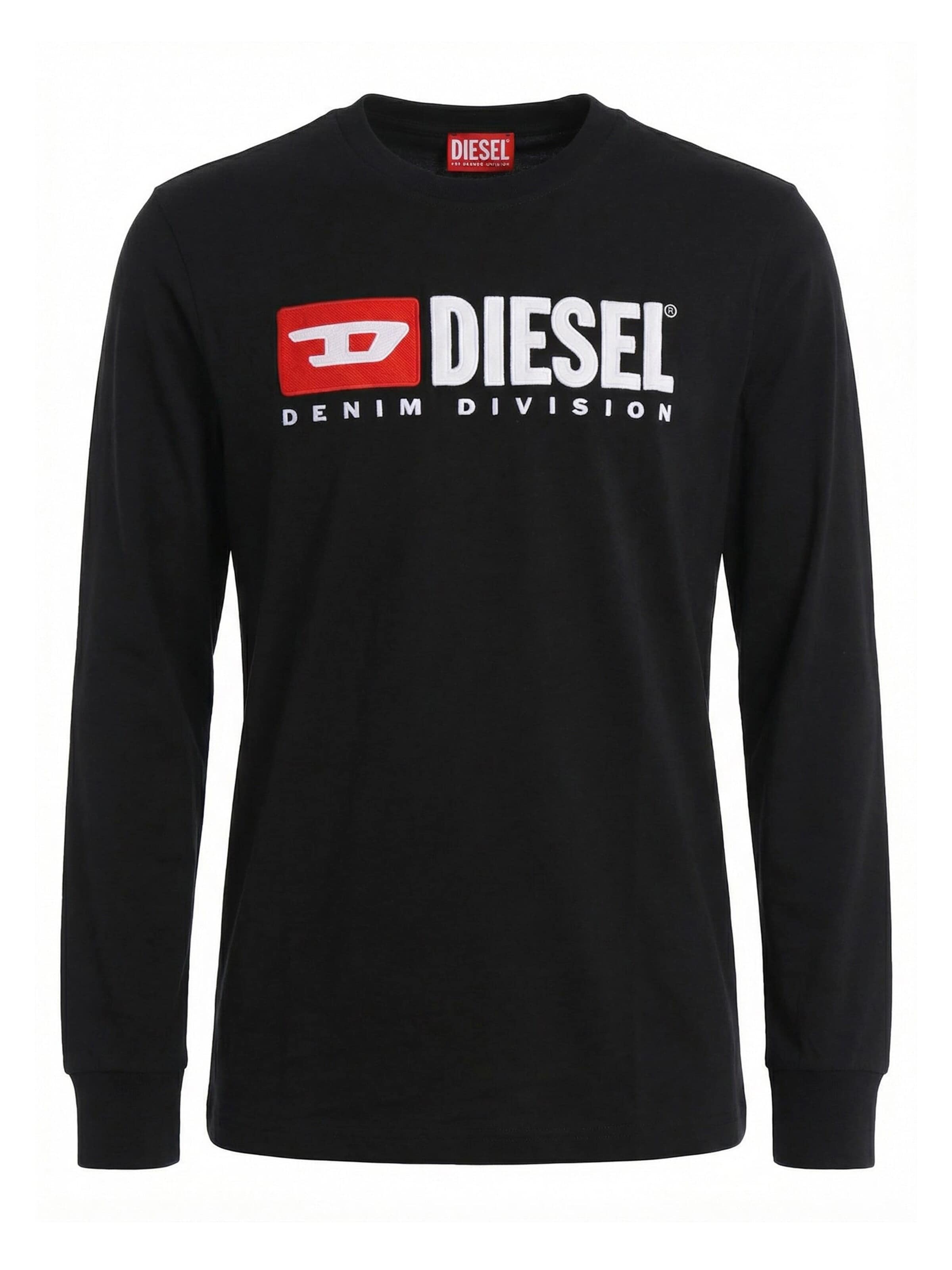 DIESELMajica 'T-JUST-LS-DIV' - crna boja: prednji dio