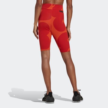 ADIDAS SPORTSWEAR Skinny Sportbyxa 'Marimekko Rib Knee ' i orange