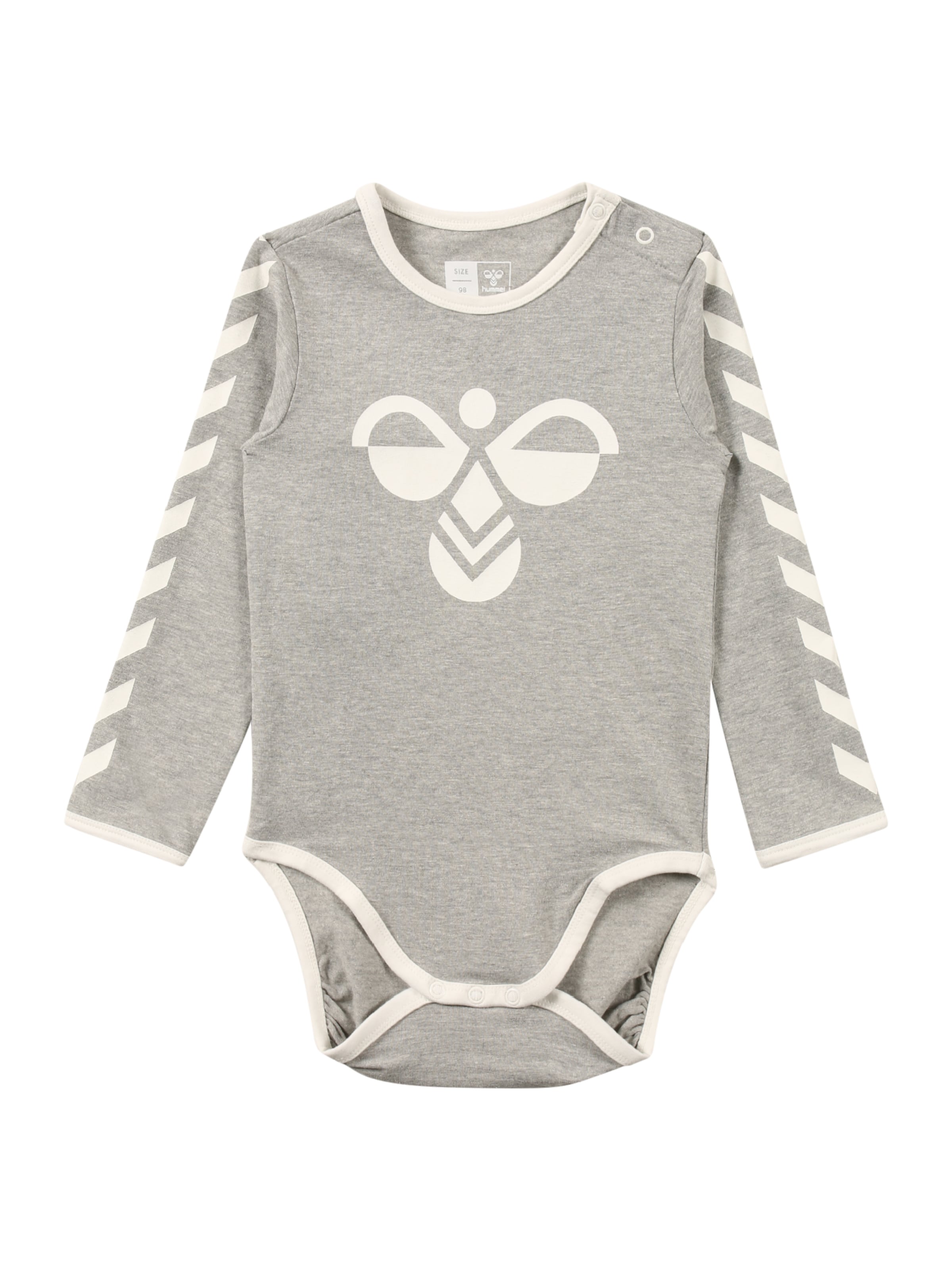 Hummel Romper/bodysuit 'Flipper' in Grey: front