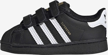 ADIDAS ORIGINALS Sneaker 'Superstar' in Schwarz: predná strana