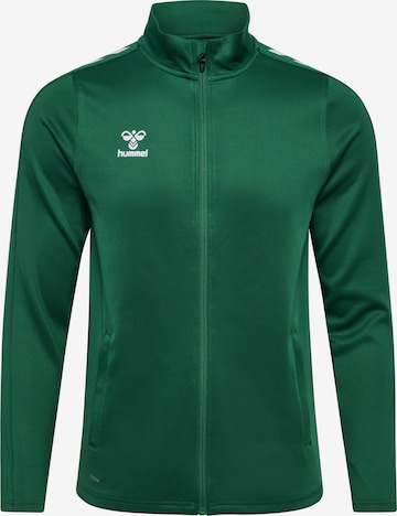 Hummel Sportssweatjakke 'CORE XK POLY' i grøn: forside