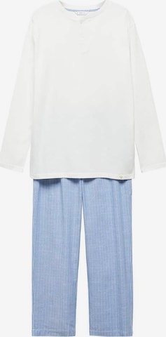 MANGO TEEN Pajamas 'Pirineo' in Blue: front