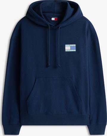 Bluză de molton de la Tommy Jeans pe albastru: față