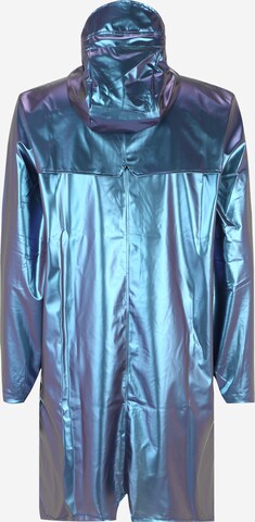 RAINS Overgangsfrakke 'Long Jacket' i blå