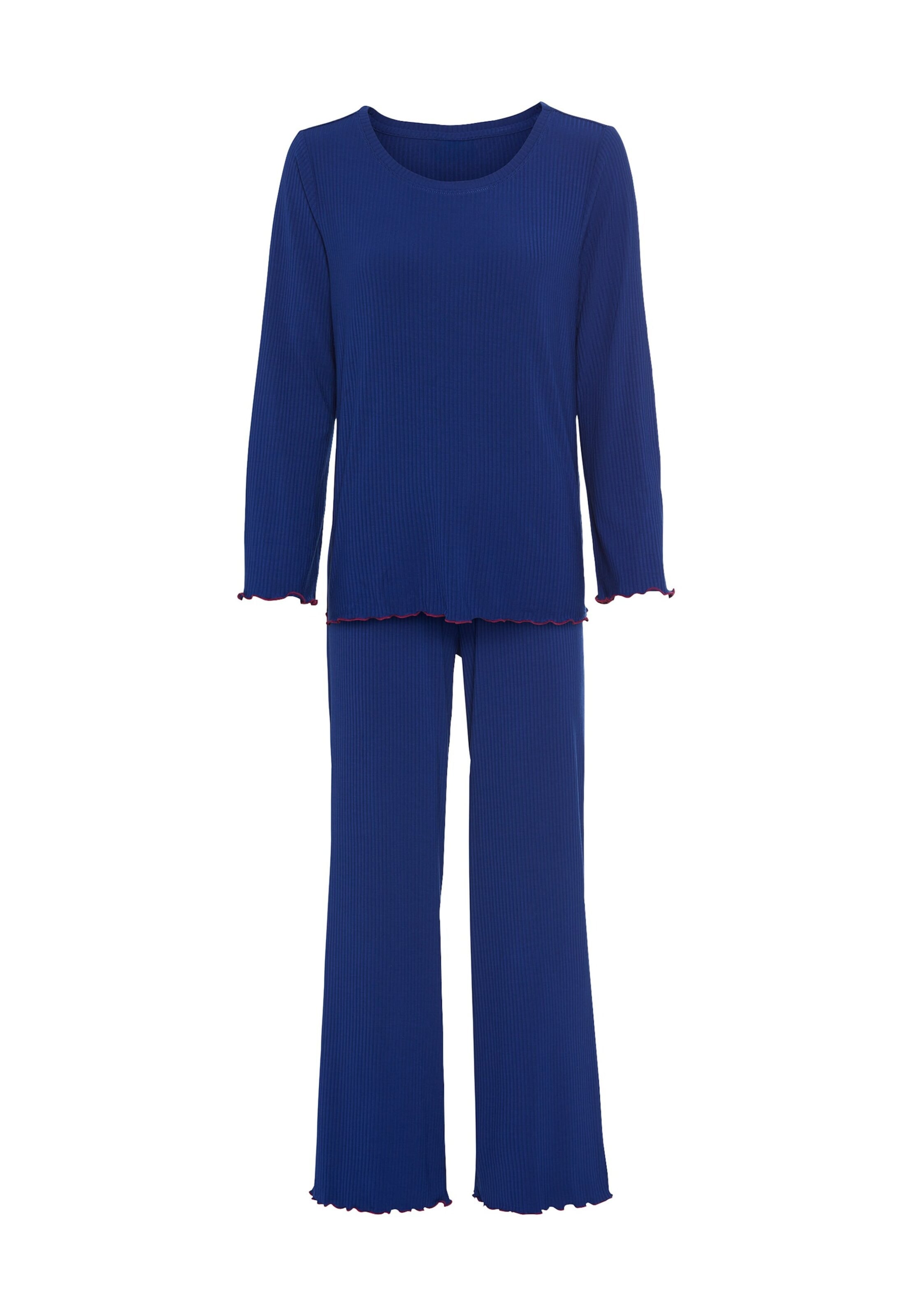 LSCN by LASCANA Pyjama in Blauw: voorkant