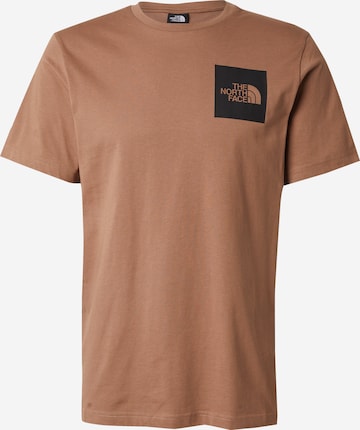 Maglietta di THE NORTH FACE in marrone: frontale