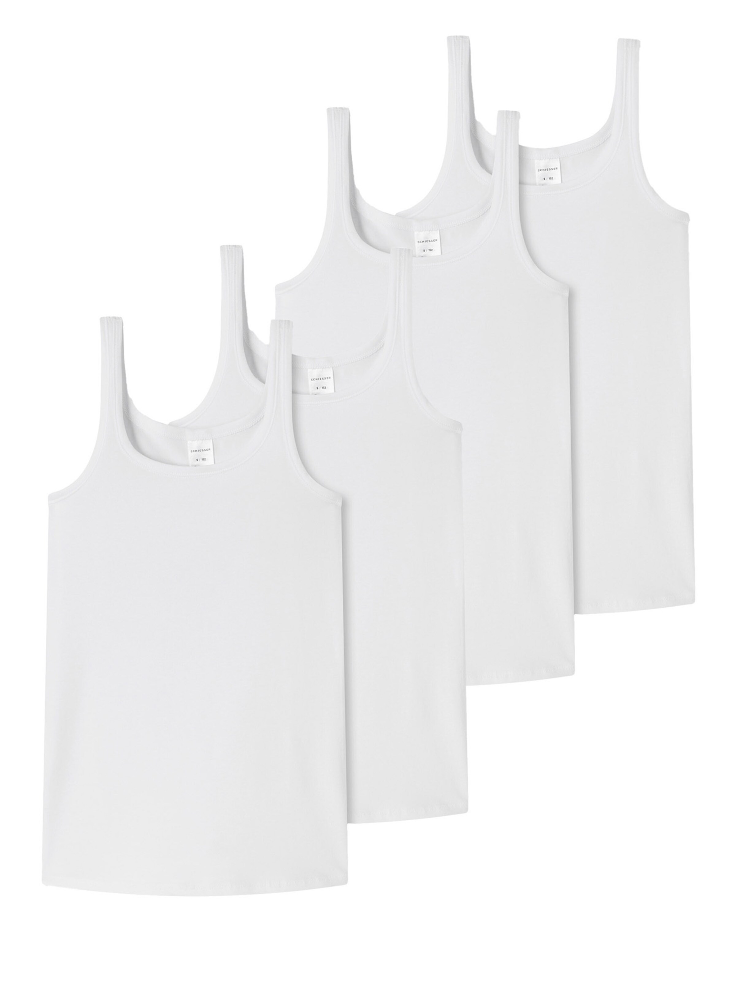 SCHIESSER Undershirt in White: front