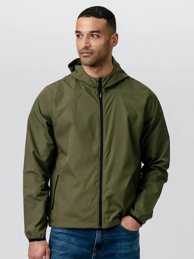 Giacca di mezza stagione ' Shell Jacket ' TEESHOPPEN di colore oliva, Visualizzazione prodotti