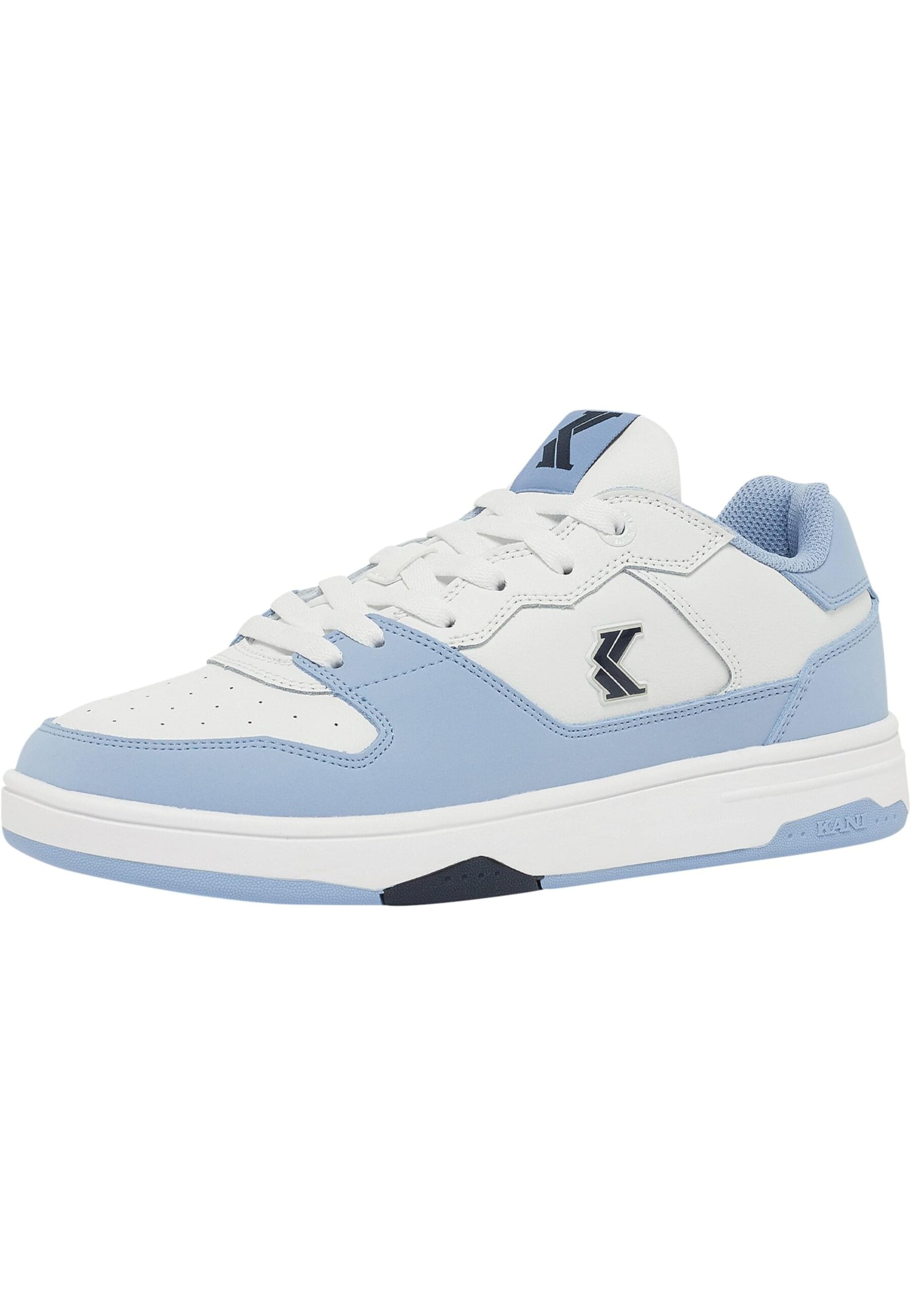 Baskets basses Karl Kani en blanc : devant