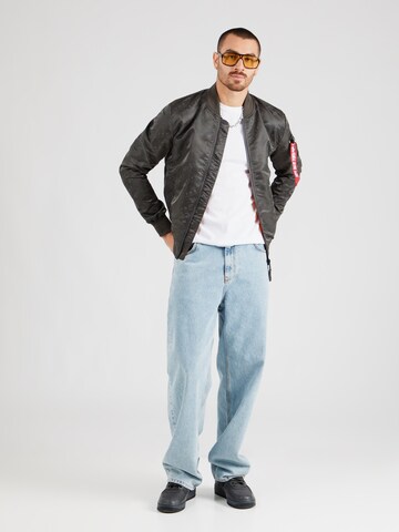 ALPHA INDUSTRIES Jacke 'Rainbow Ref.' in Schwarz