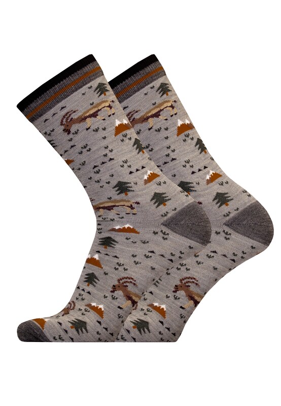 UphillSport Socks 'IBEX' in Grey
