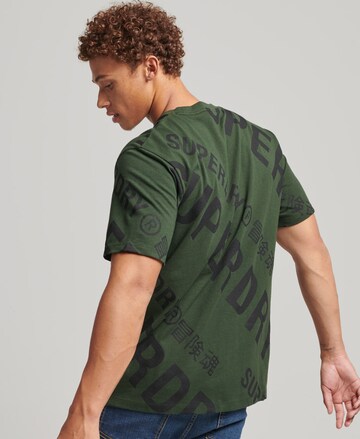 Superdry - Camiseta en verde