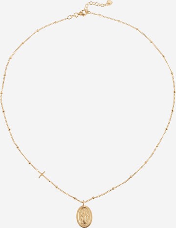 ELLI Kette 'Kreuz' in Gold: predná strana