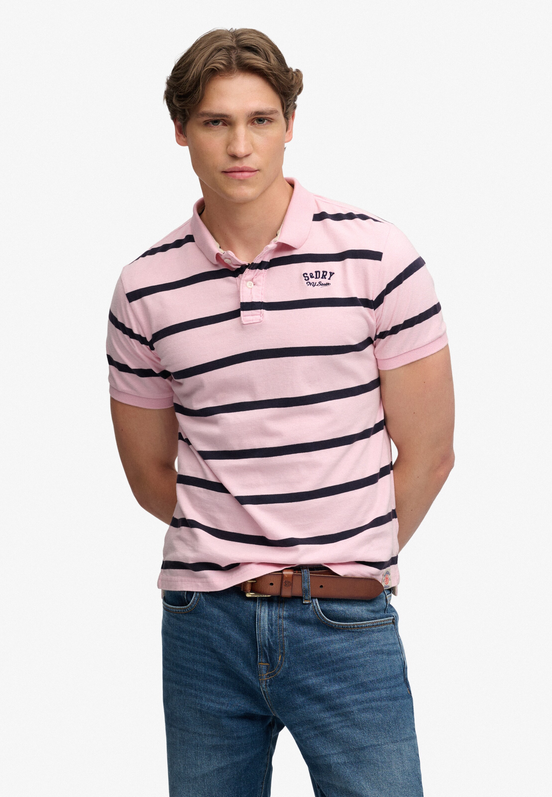 Superdry & Co Shirt in Pink: front