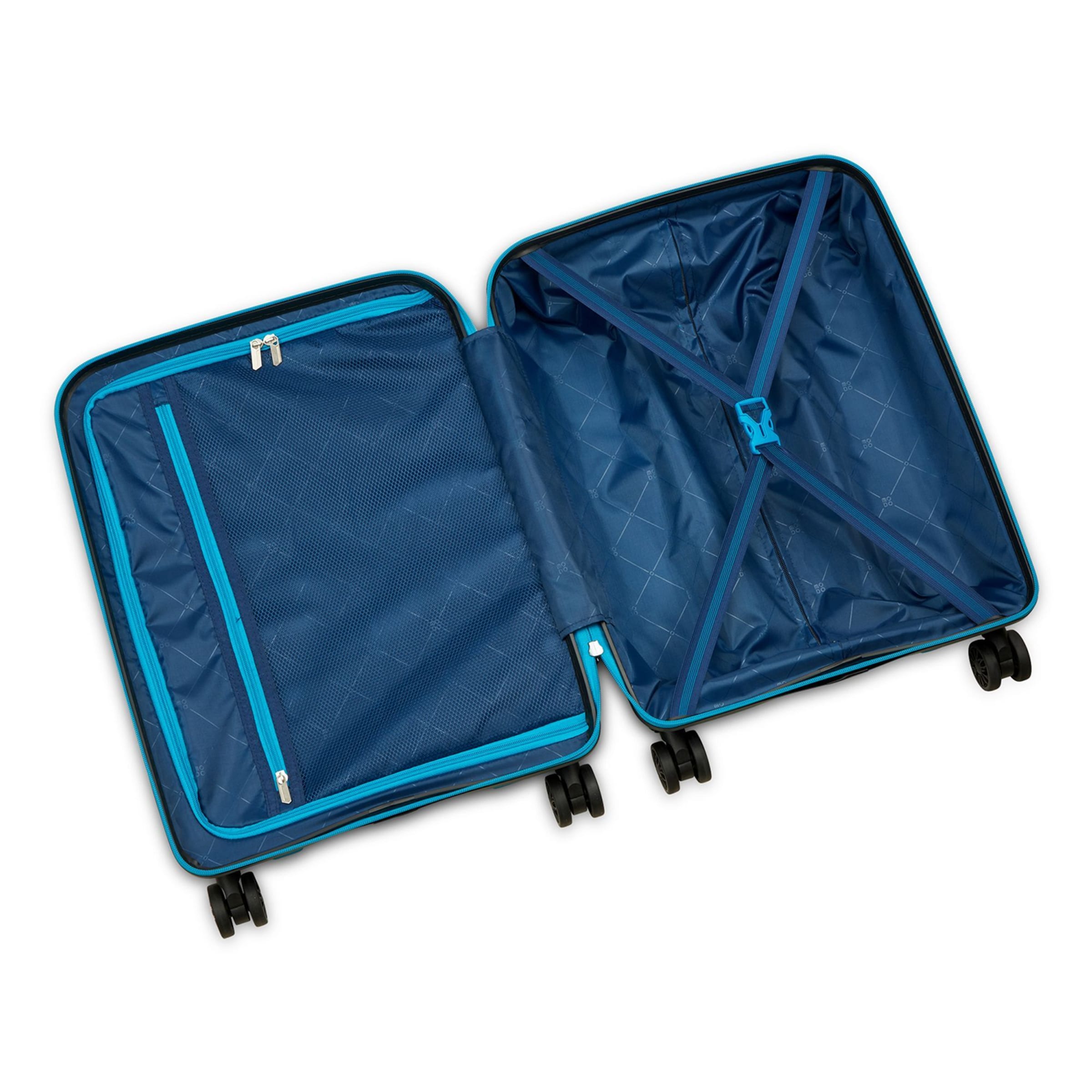 MODO by Roncato Suitcase Set 'Supernova 2.0' in Blue