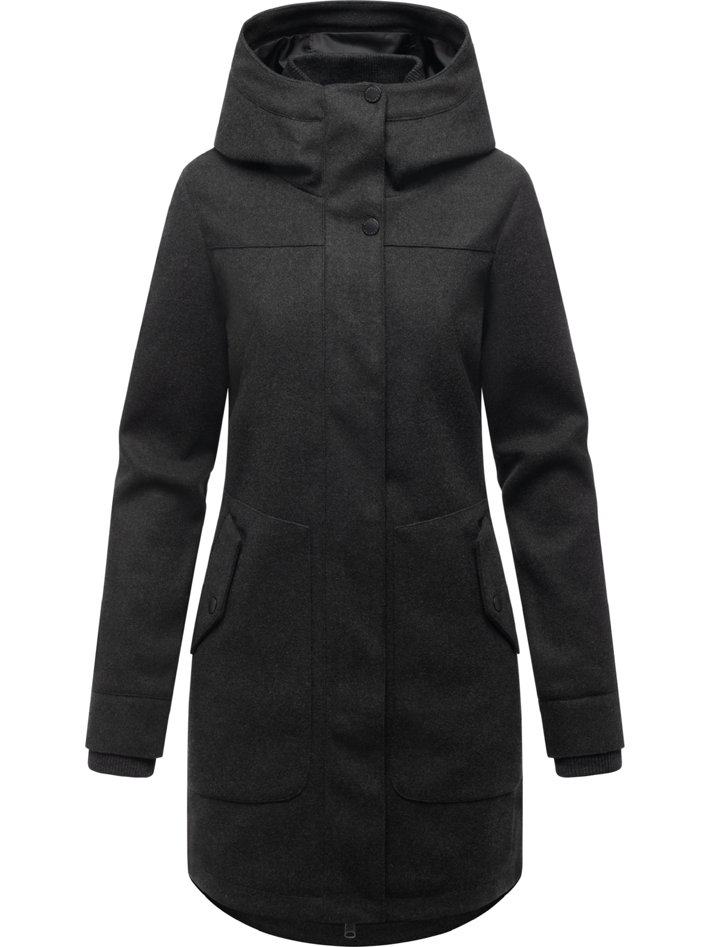 Ragwear Tussenmantel 'Janesha' in Grijs: voorkant