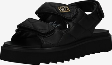 Sandales REPLAY en noir : devant