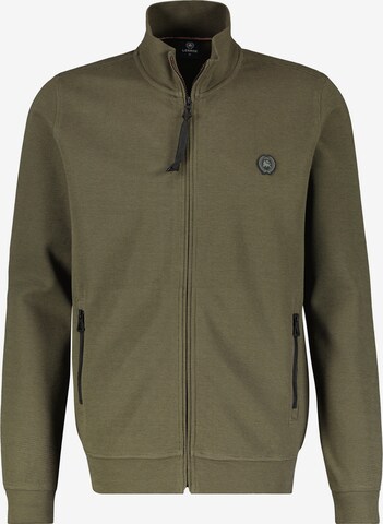 LERROS Zip-Up Hoodie in Green: front