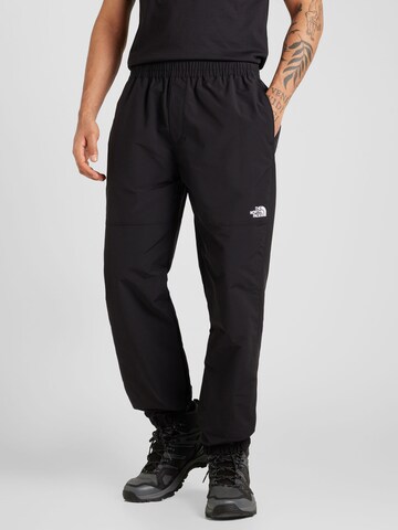 Tapered Pantaloni sport de la THE NORTH FACE pe negru: față