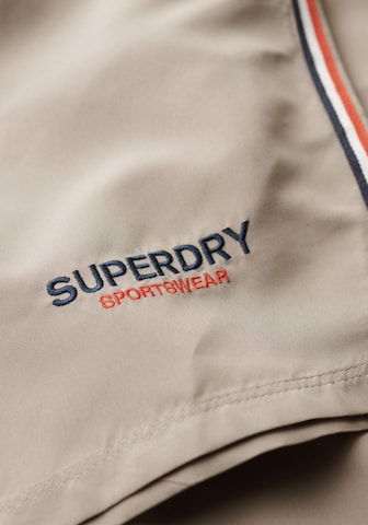 Superdry Board Shorts in Beige
