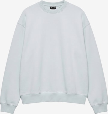 Sweat-shirt Pull&Bear en bleu : devant