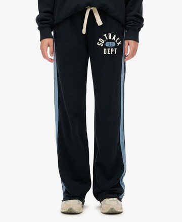 Loosefit Pantalon Superdry en bleu : devant