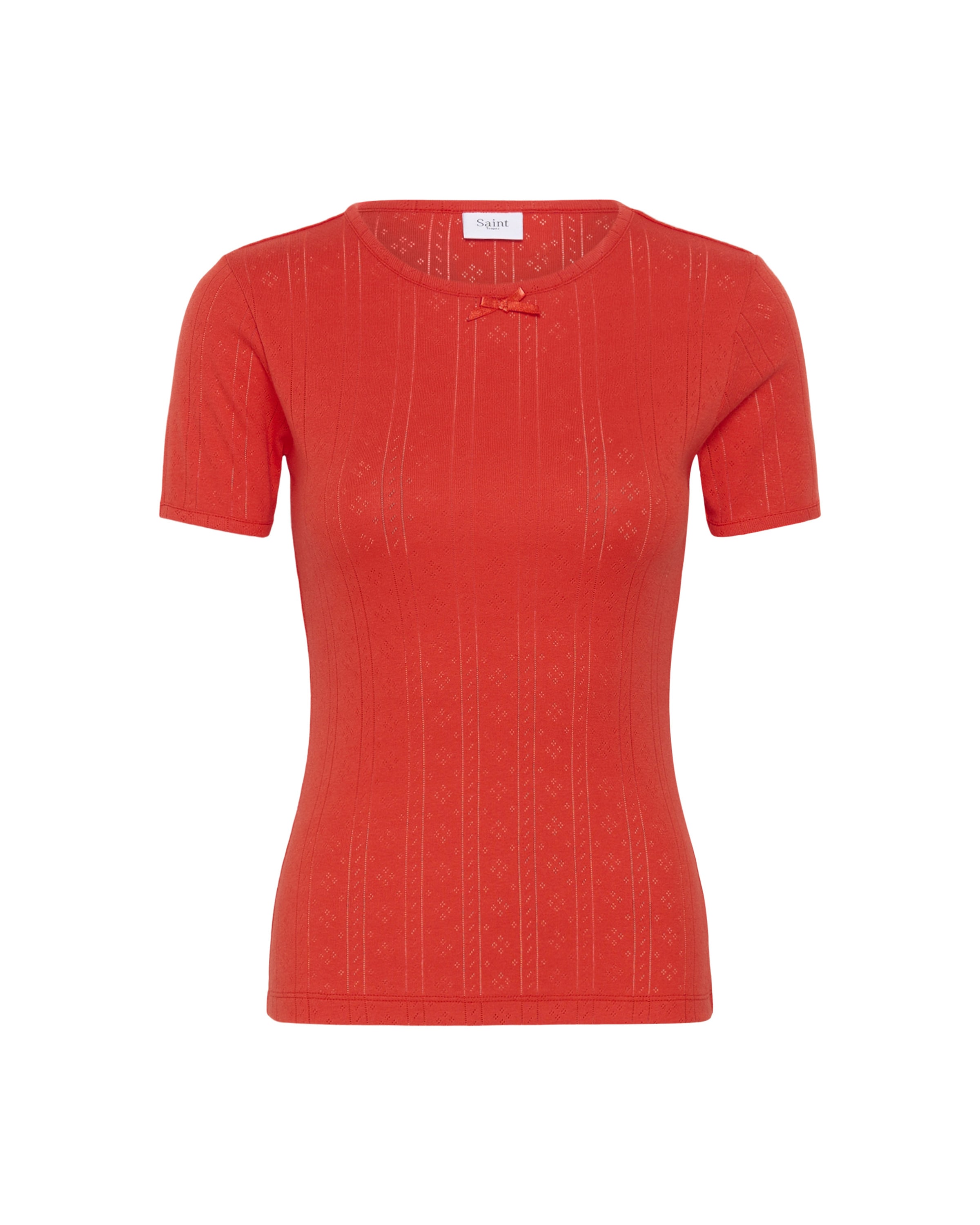 SAINT TROPEZ - Camiseta 'GruSZ' en naranja: frente