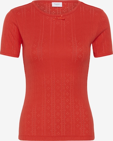 SAINT TROPEZ - Camiseta 'GruSZ' en naranja: frente