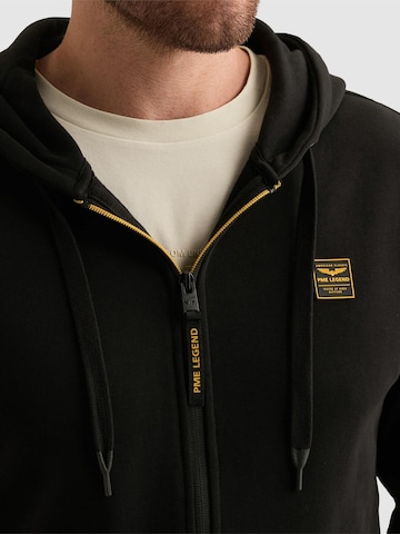PME Legend - Chaqueta de entretiempo 'Zip-up hoodie with side pockets' en negro