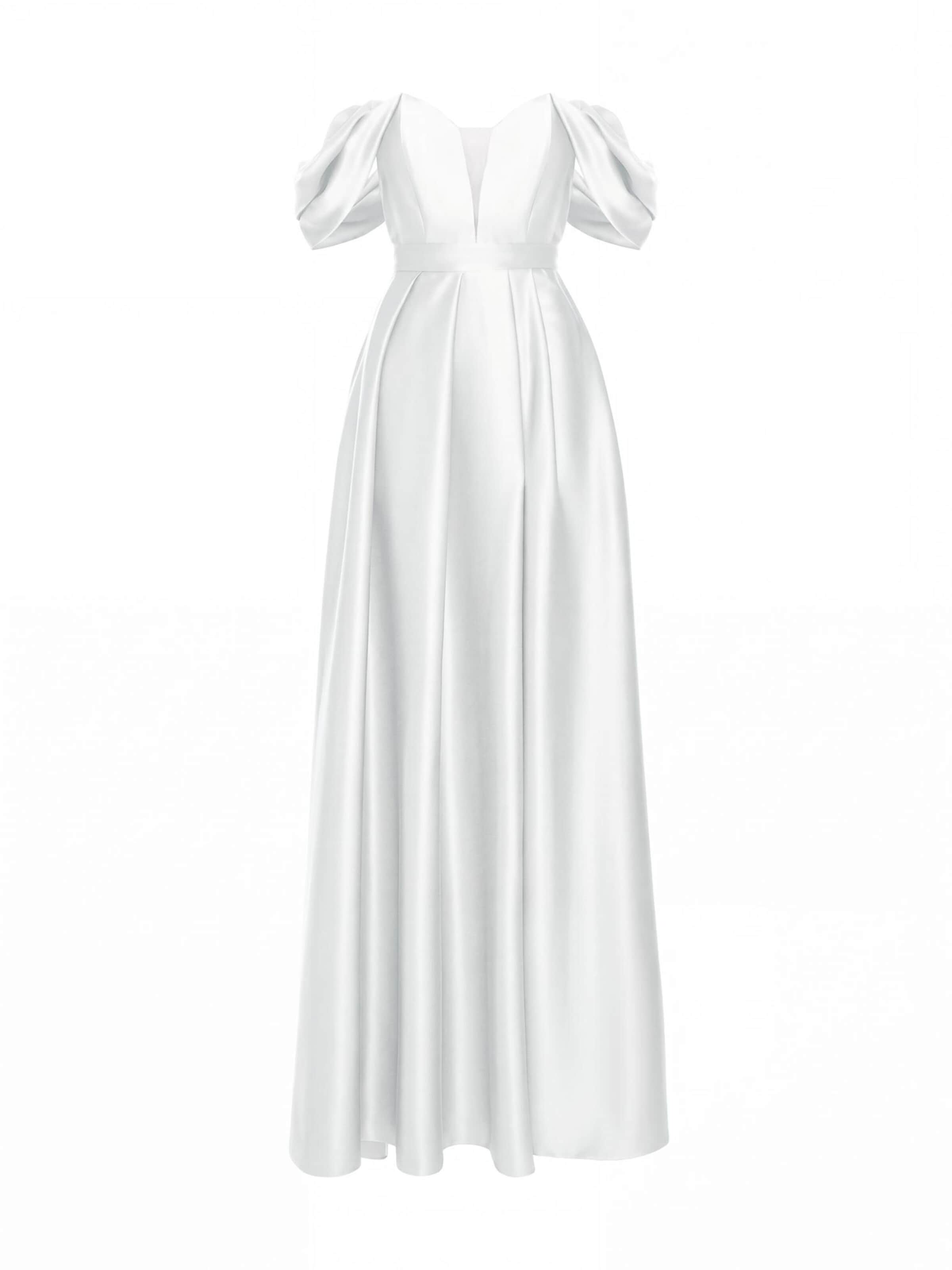 acob a porter - Vestido de noche 'TNA' en blanco