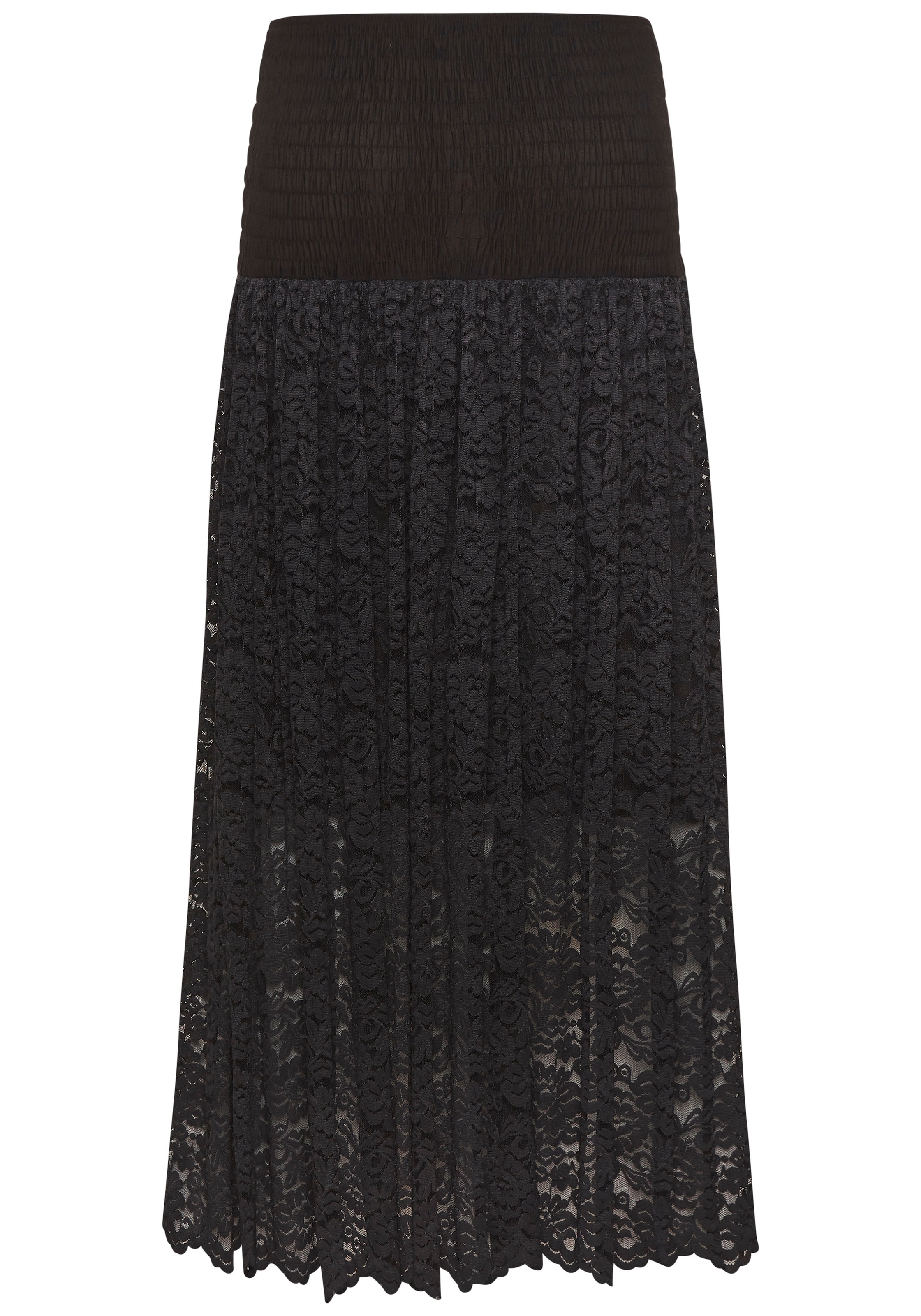 LASCANA Sommerkleid in Schwarz: Vorderseite